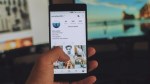 A file photo of a phone showing an Instagram page